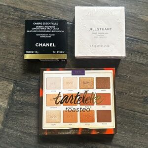 CHANEL, TARTE, JILL STUART Deluxe NIB Eyeshadow Pallets
